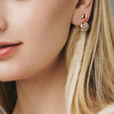 ORECCHINI GLAMOUR CORTI PAVÉ MIX&MATCH